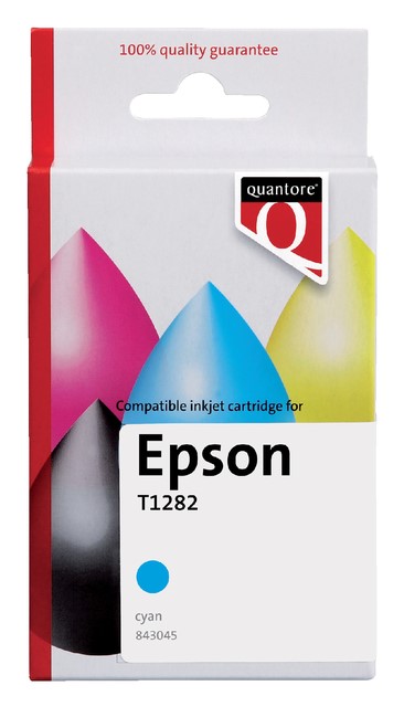 Inkcartridge Quantore EPS T128240 blauw 1 Stuk