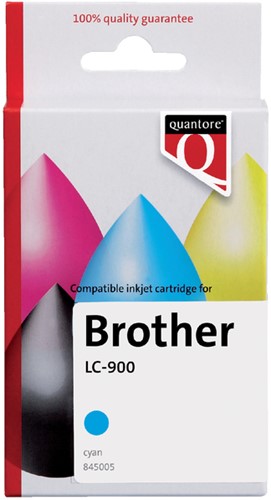 Inkcartridge Quantore Bro LC-900 blauw 1 Stuk