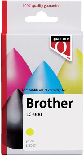 Inkcartridge Quantore Bro LC-900 geel 1 Stuk
