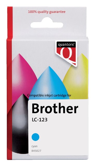 Inkcartridge Qua Bro LC-123 blauw 1 Stuk