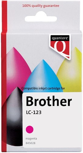 Inkcartridge Qua Bro LC-123 rood 1 Stuk