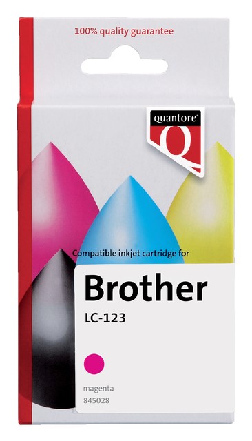 Inkcartridge Qua Bro LC-123 rood 1 Stuk