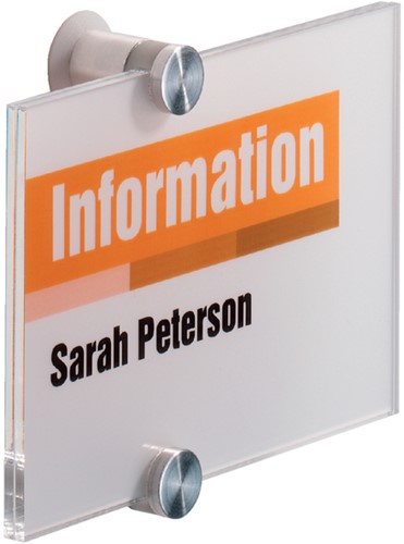 DEURBORDJE DURABLE CRYSTAL SIGN 4821 148X105MM 1 Stuk
