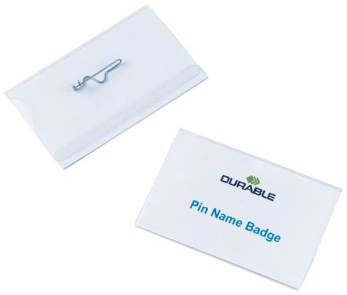 Badge Durable 8604 met speld 54x90mm