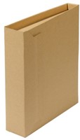 Verzenddoos ordnerpac Loeff 320x290x35/80mm bruin 25stuks-2