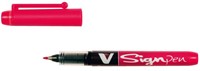 FINELINER PILOT V SIGN ROND 0.6MM ROOD 1 Stuk