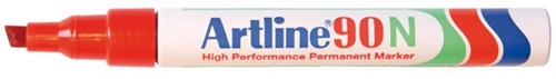 Viltstift Artline 90 schuin rood 2-5mm