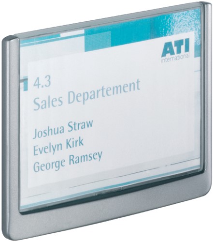 DEURBORDJE DURABLE CLICK SIGN 149X105.5MM GRAFIET 1 Stuk