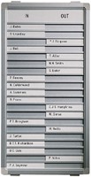 INFOBORD LEGAMASTER AAN/AFWEZIG 54X28CM 20 NAMEN 1 Stuk