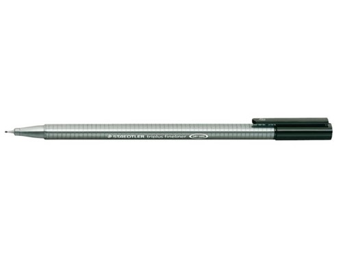 FINELINER STAEDTLER TRIPLUS 334 0.3MM ZWART 1 Stuk