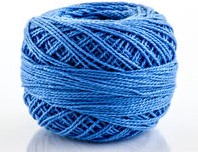 Blauw garen