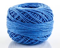 Blauw garen